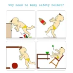 Baby Safe Anti-Shock Head Protector Helmet - Image 5