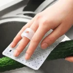 Fruit and Vegetable Cleaning Brush with Flexible Finger Covers - Image 2