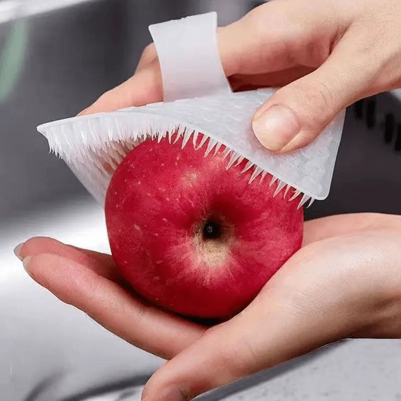 Fruit-and-Vegetable-Cleaning-Brush-with-Flexible-Finger-Cover (1) Fruit and Vegetable Cleaning Brush with Flexible Finger Covers - Image 1