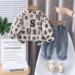 Children Cartoon Suit & Long Sleeve Trousers - Image 4