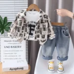 Children Cartoon Suit & Long Sleeve Trousers - Image 3