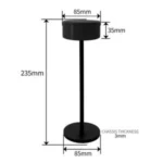 Rechargeable LED Light Iron & Plastic - Image 4