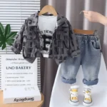 Children Cartoon Suit & Long Sleeve Trousers - Image 2