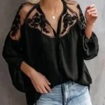 Women’s Elegant Lace Blouse Ladies’ Blouses & Tops - Image 5