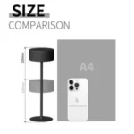 Rechargeable LED Light Iron & Plastic - Image 3