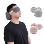 Neck Support Head Pillow with Eye Sleeping Mask