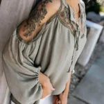 Women’s Elegant Lace Blouse Ladies’ Blouses & Tops - Image 2