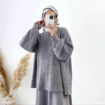 Women’s Fashionable Muslim Top and Skirt 2-Piece Set | Modest Wear