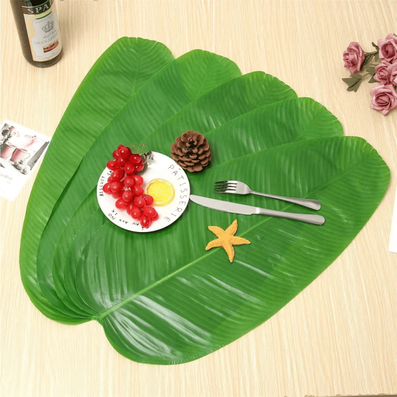 Banana Leaf Table Mat & Dining Decor Banana Leaf Table Mat & Dining Decor